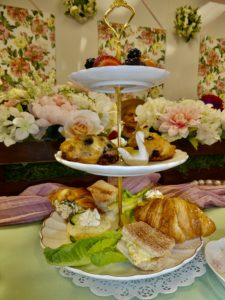 Three tier lunch display