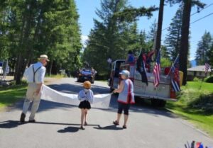 Starting the Bayview Daze Parade walk 2024