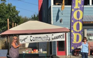 2025 The wonderful and dedicated gals of the Bavyview Community Council, Marlys and Sheryl, spent the day  in front of the Merc collecting donations and goods. Thanks gals!