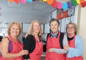 Council gals serving Taco Lunch at LOU 2026